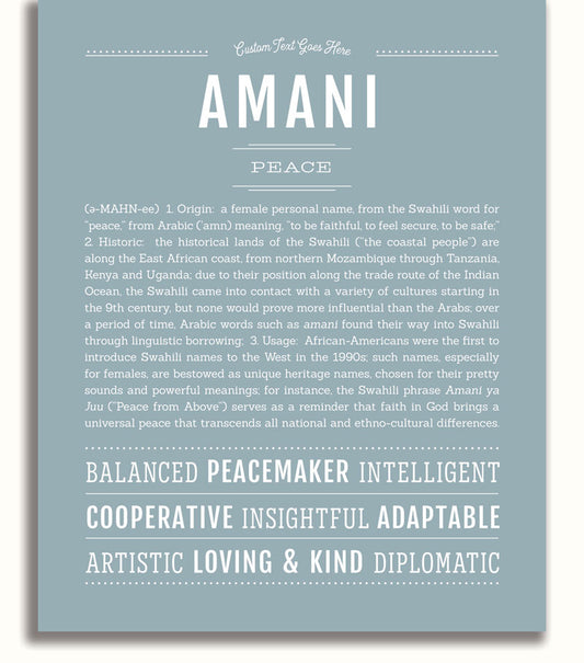Frame Options | Powder Blue | No Frame