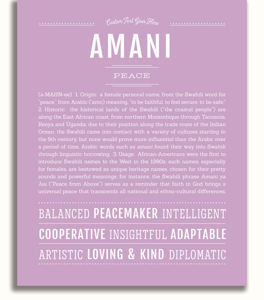 Frame Options | Lilac | No Frame