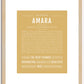 Amara | Name Art Print