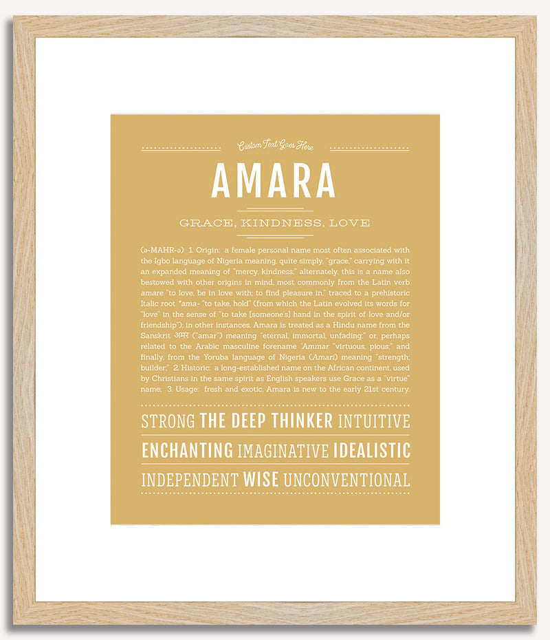 Amara | Name Art Print