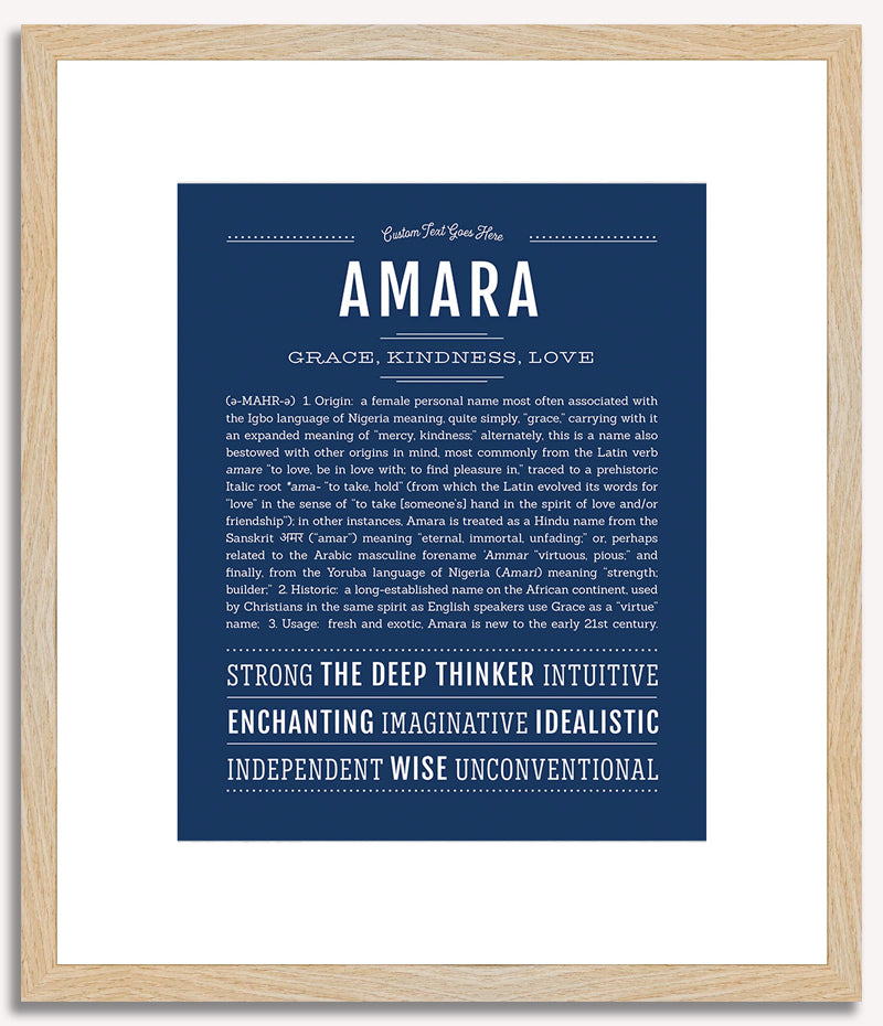 Amara | Name Art Print