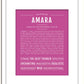 Frame Options | Dark Pink | White Frame, Matted