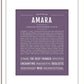 Frame Options | Deep Purple | White Frame, Matted