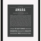 Frame Options | Charcoal Gray | Black Frame, Matted