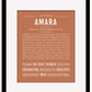 Frame Options | Terra Cotta | Black Frame, Matted