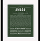 Frame Options | Deep Forest | Black Frame, Matted