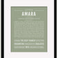 Frame Options | Sage | Black Frame, Matted