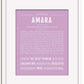 Frame Options | Lilac | White Frame, Matted