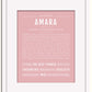 Frame Options | Dusty Rose | White Frame, Matted