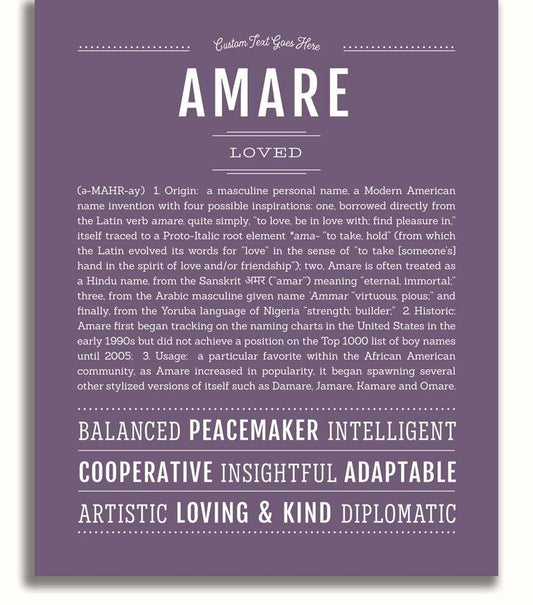 Frame Options | Deep Purple | No Frame