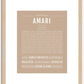 Amari (male) | Name Art Print