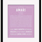 Frame Options | Lilac | Black Frame, Matted