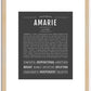 Amarie | Name Art Print