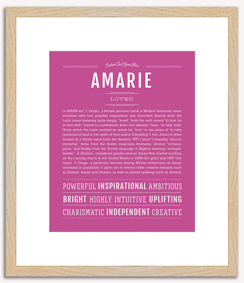 Amarie | Name Art Print