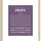 Amarie | Name Art Print