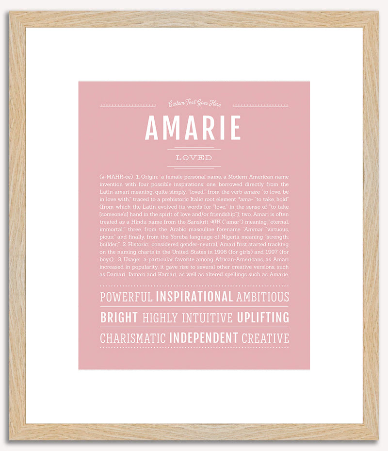 Amarie | Name Art Print