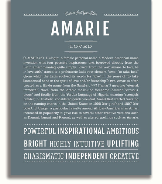 Amarie | Name Art Print