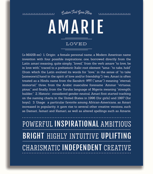 Amarie | Name Art Print
