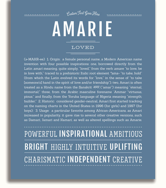 Amarie | Name Art Print