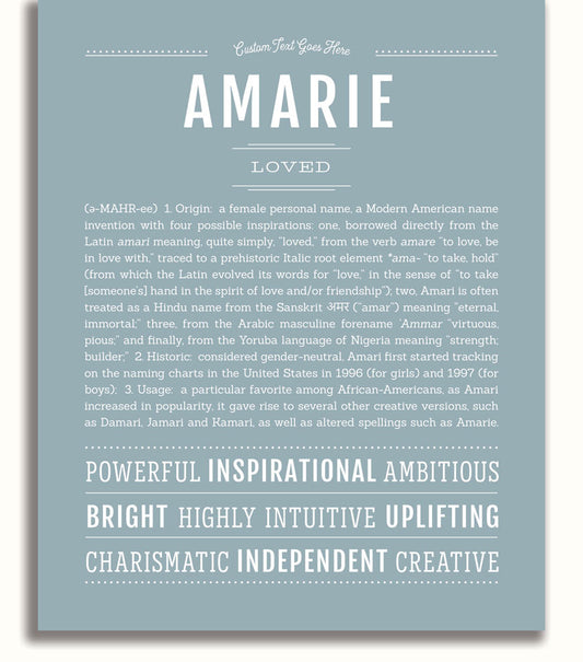 Amarie | Name Art Print