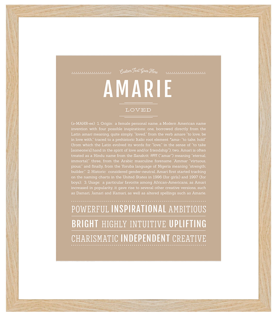 Amarie | Name Art Print