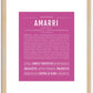 Amarri | Name Art Print