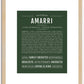 Amarri | Name Art Print