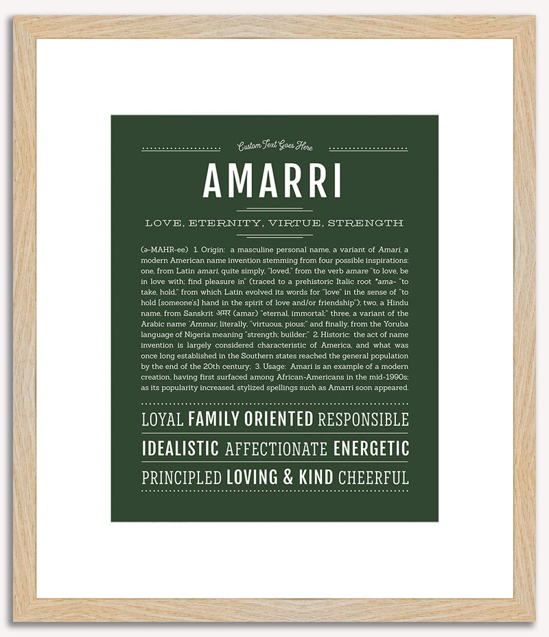 Amarri | Name Art Print