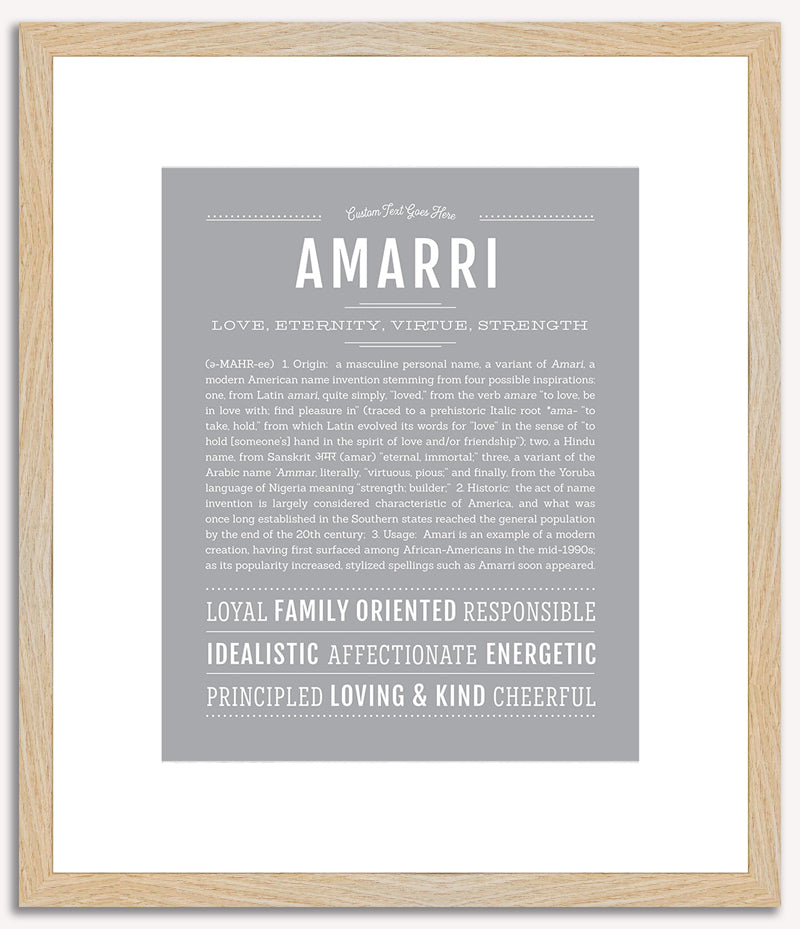 Amarri | Name Art Print