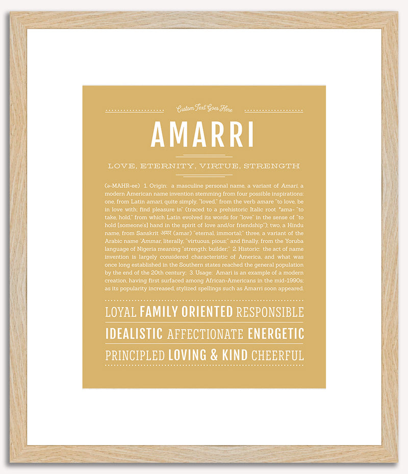 Amarri | Name Art Print