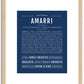 Amarri | Name Art Print