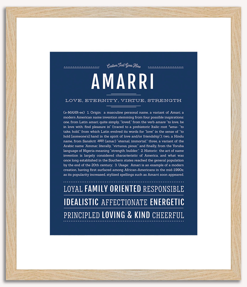 Amarri | Name Art Print