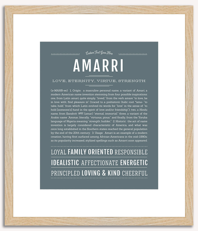 Amarri | Name Art Print