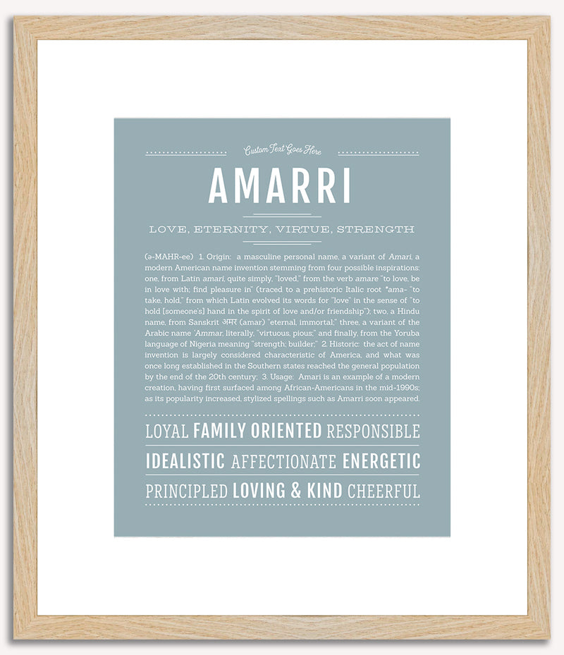 Amarri | Name Art Print