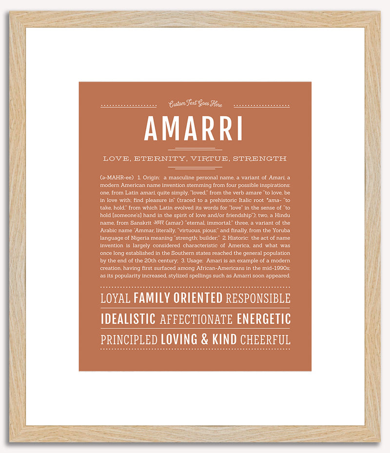 Amarri | Name Art Print