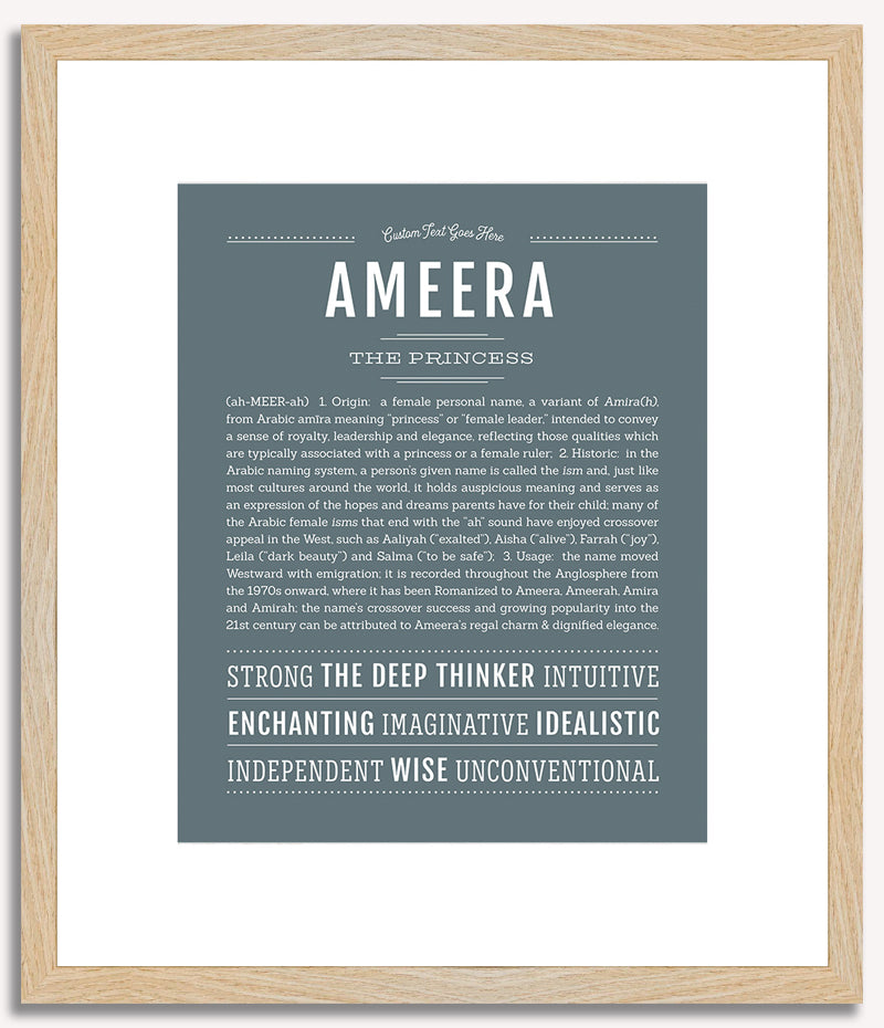 Ameera | Name Art Print