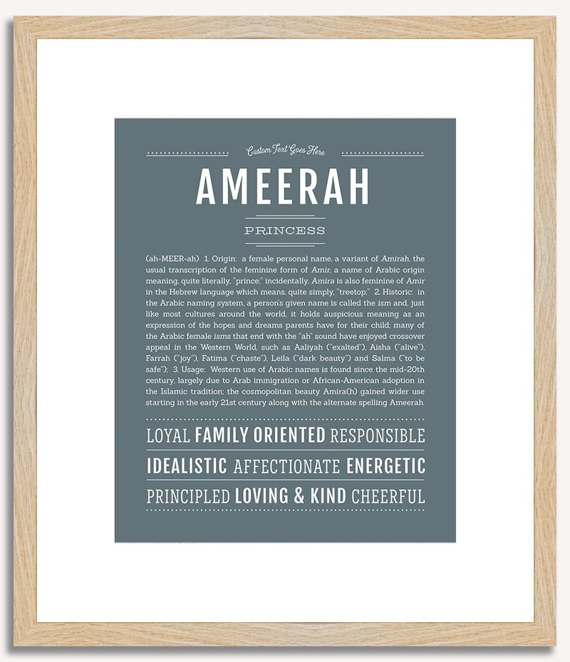 Ameerah | Name Art Print