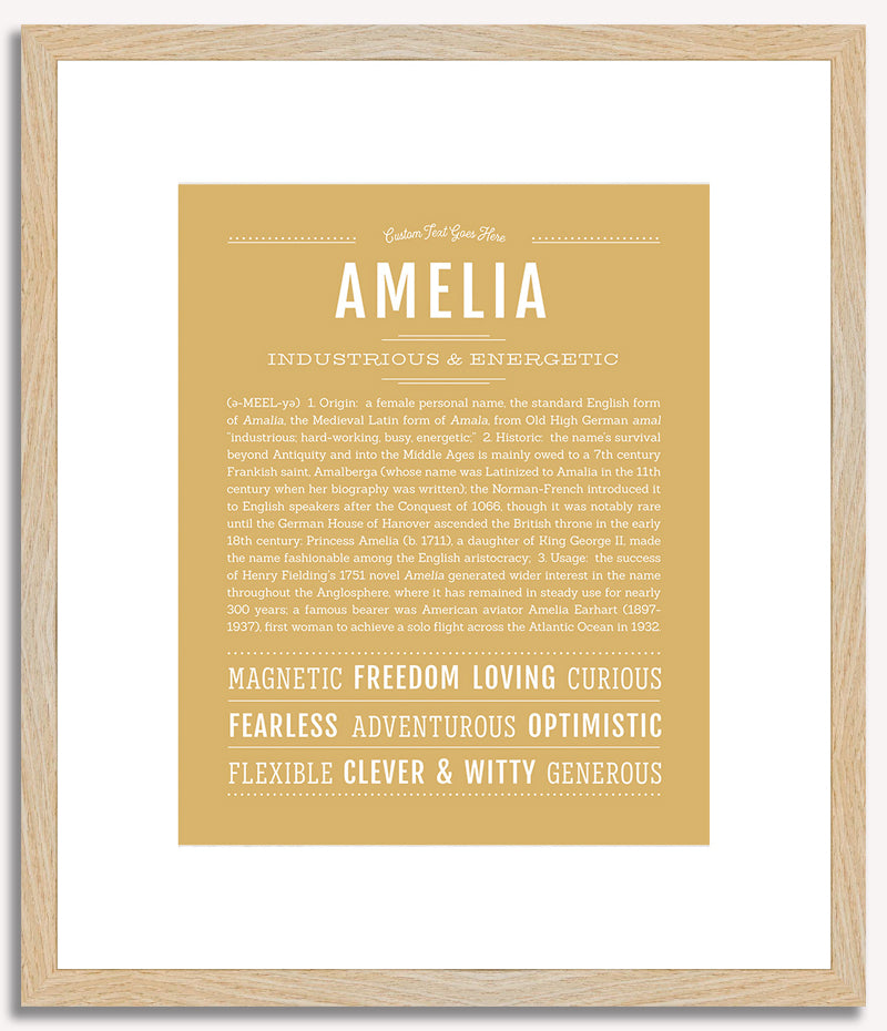 Amelia | Name Art Print