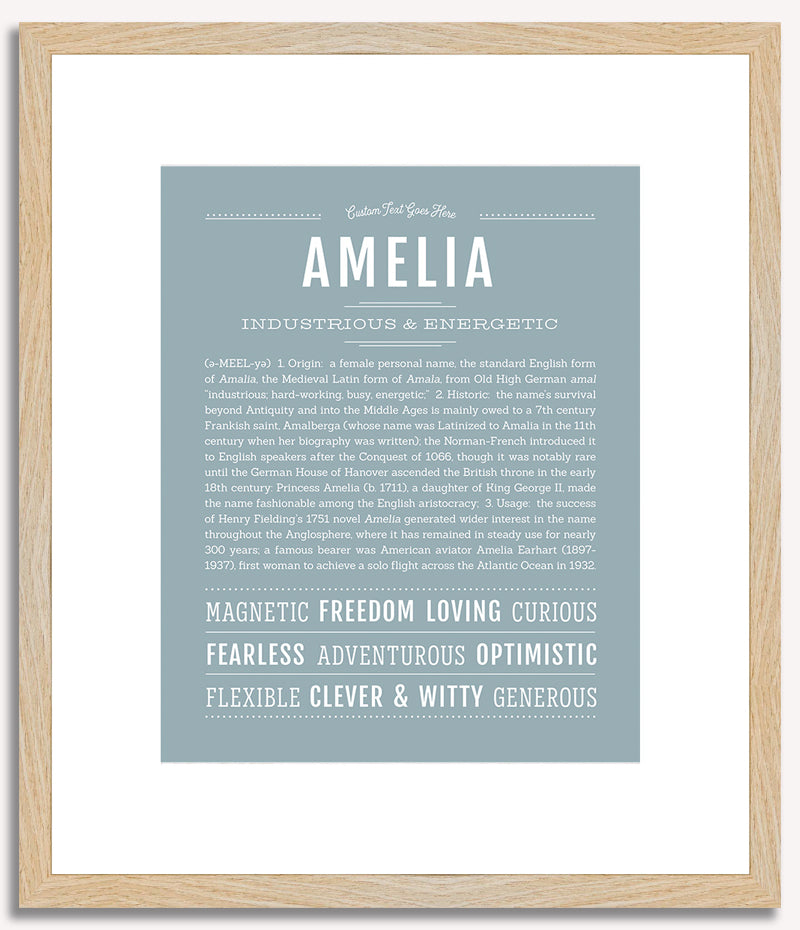 Amelia | Name Art Print