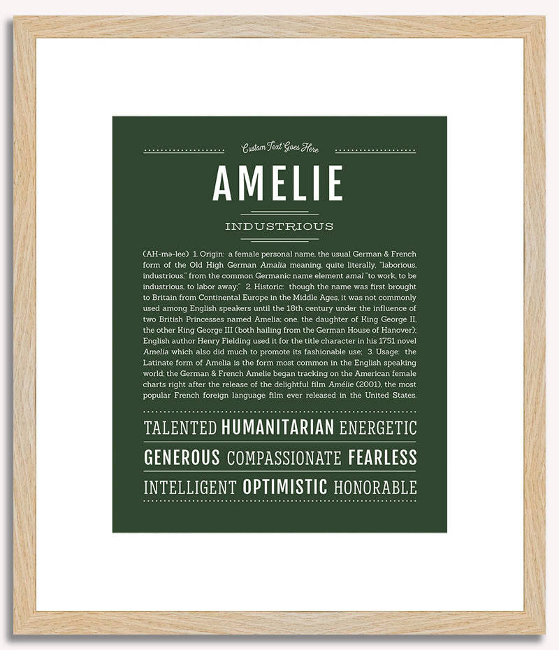 Amelie | Name Art Print