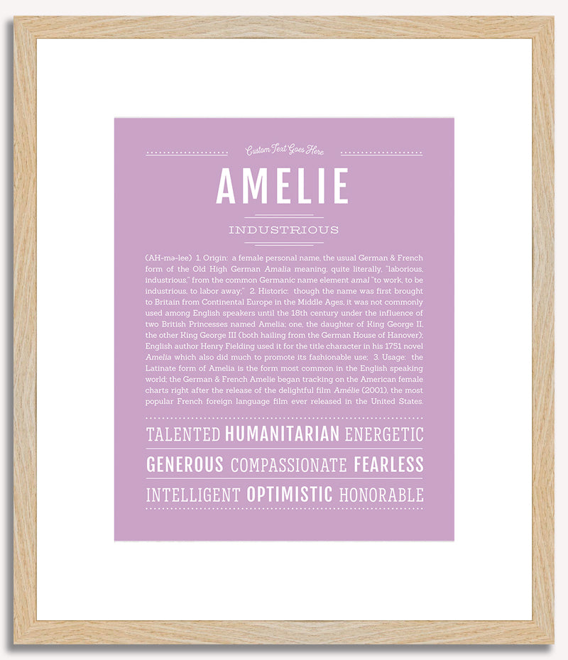 Amelie | Name Art Print