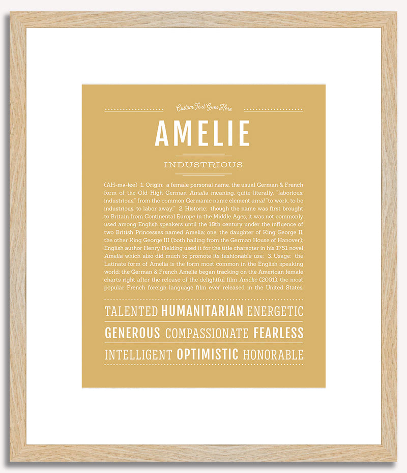 Amelie | Name Art Print