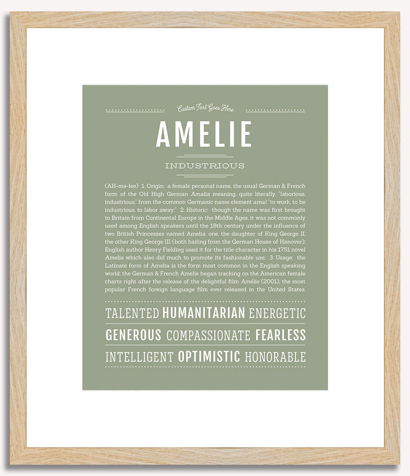 Amelie | Name Art Print