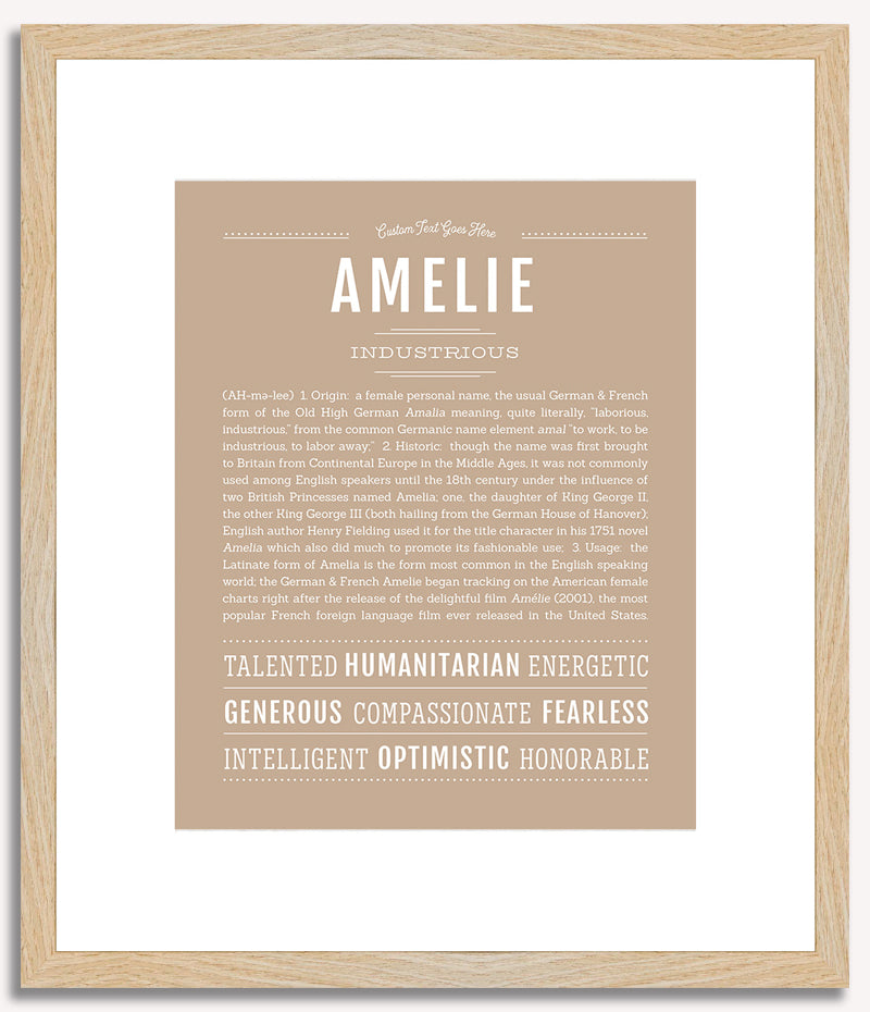 Amelie | Name Art Print