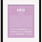 Frame Options | Lilac | Black Frame, Matted