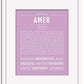 Frame Options | Lilac | White Frame, Matted