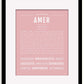 Frame Options | Dusty Rose | Black Frame, Matted