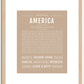 America | Name Art Print