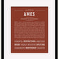 Frame Options | Bordeaux | Black Frame, Matted