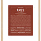 Frame Options | Bordeaux | Maple Frame, Matted